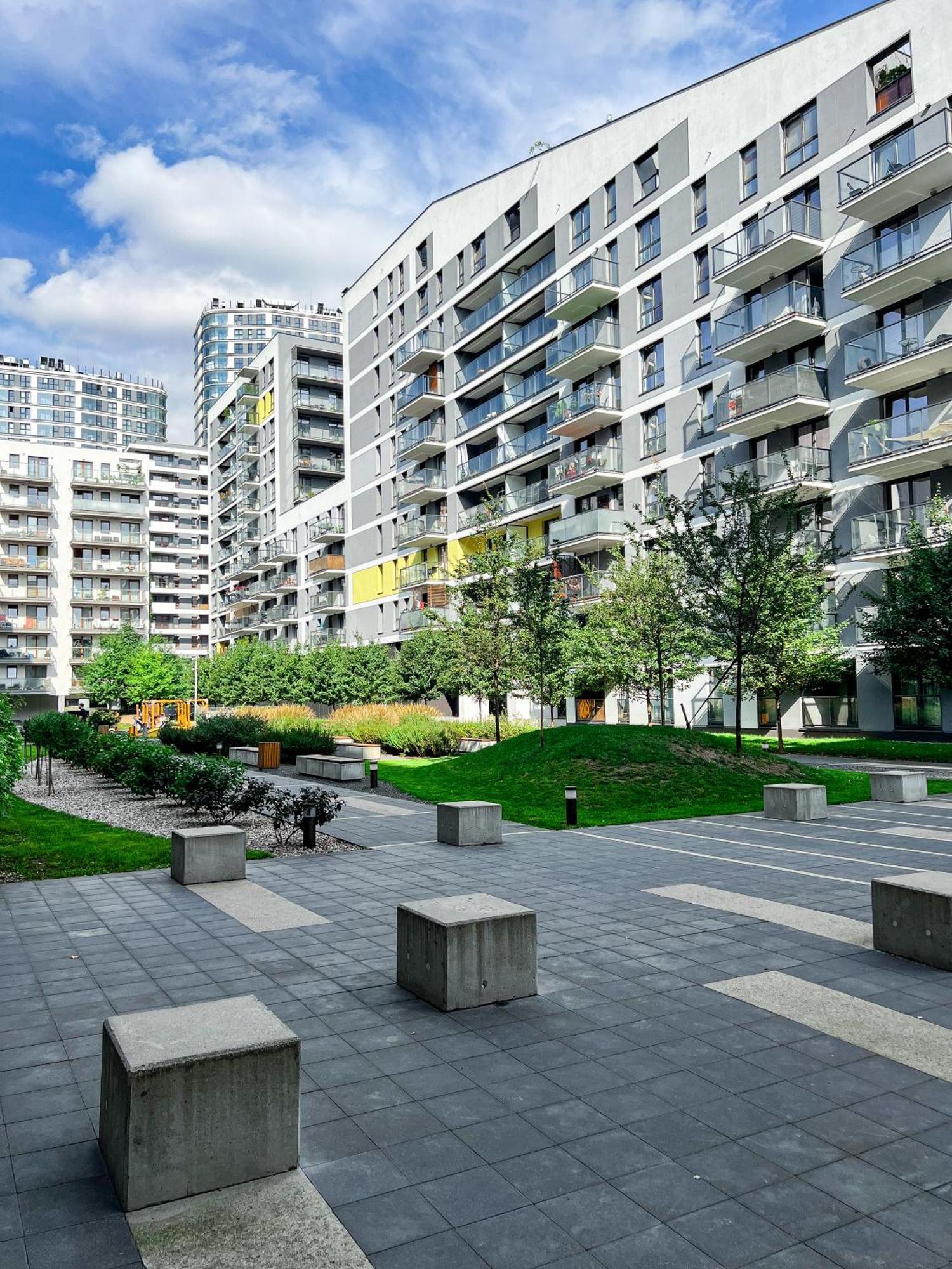 Nowoczesny Apartament - Blisko Centrum Varsó Kültér fotó